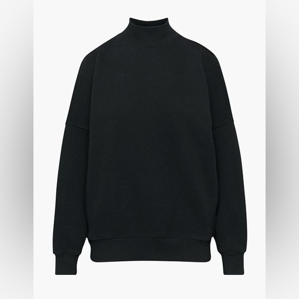 Aritzia Tna Sweatfleece COZY FLEECE MegaFit Mock Sweatshirt (2)